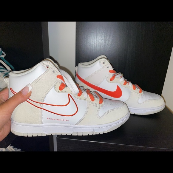 nike dunk sail orange
